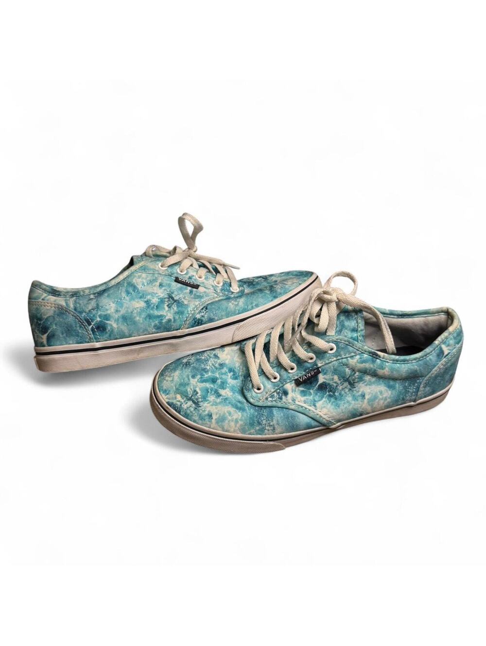 Vans Y2K Streetwear Ocean Wave Beachy Skateboarding Shoes Mens 5 Womens 6.5